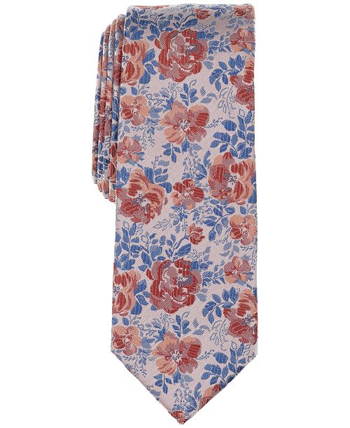 Bar III Men's Soft Botanical Floral Tie Exclusively at Macy's Men's Fashion & Accessories