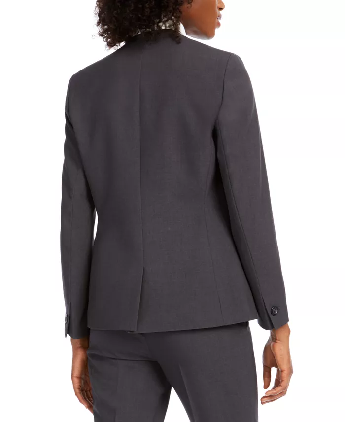 Bar III Women's Collarless Open-Front Blazer Created For Macy's Women's Fashion Shoes & Accessories