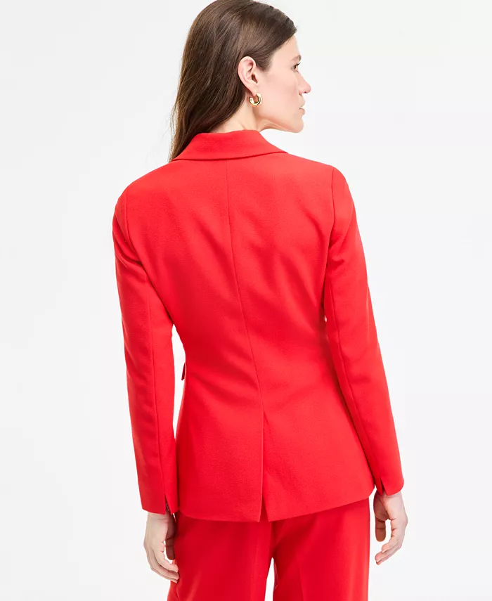 Bar III Women's Crepe One-Button Blazer Exclusively At Macy's Women's Fashion Shoes & Accessories