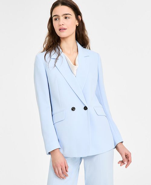 Bar III Women's Double-Breasted Blazer Exclusively at Macy's Women's Fashion Shoes & Accessories