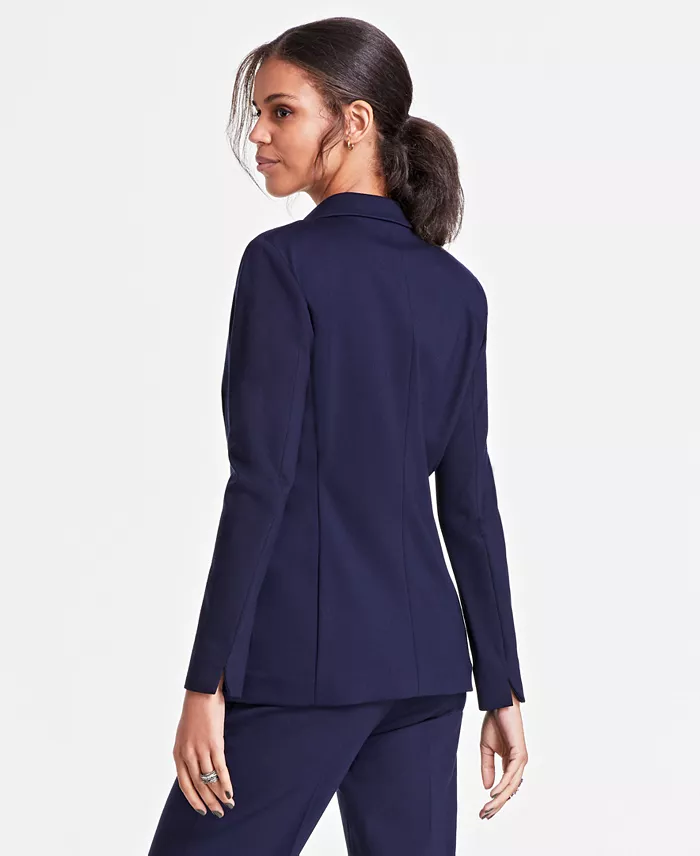 Bar III Women's Notch-Collar Single Button Blazer Created For Macy's Women's Fashion Shoes & Accessories