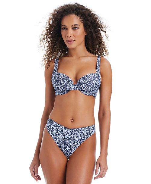 Bar III Women's On The Prowl Bikini Top & High-Leg Hipster Bikini Bottoms Exclusively at Macy's Women's Fashion Shoes & Accessories
