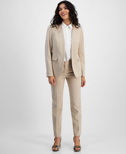 Bar III Women's Open-Front Blazer & Pants Created for Macy's Women's Fashion Shoes & Accessories