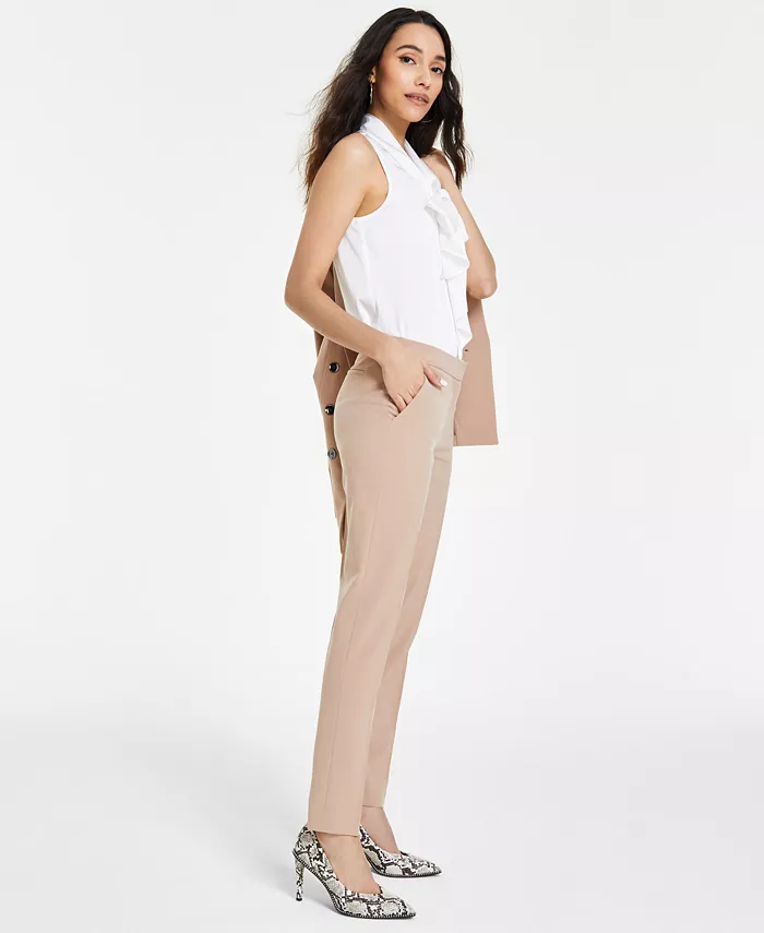 Bar III Women's Straight-Leg Dress Pants Created For Macy's Women's Fashion Shoes & Accessories