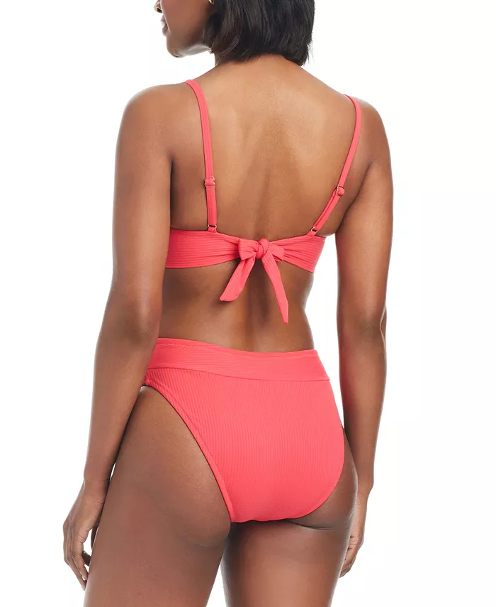 Bar III Women's V-Wire Bralette Bikini Top & Bottoms Created For Macy's Women's Fashion Shoes & Accessories