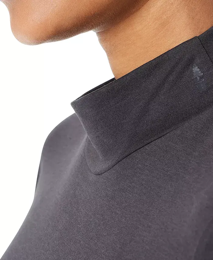 BASS OUTDOOR Women's Mock-Neck Long-Sleeve Top Women's Fashion Shoes & Accessories