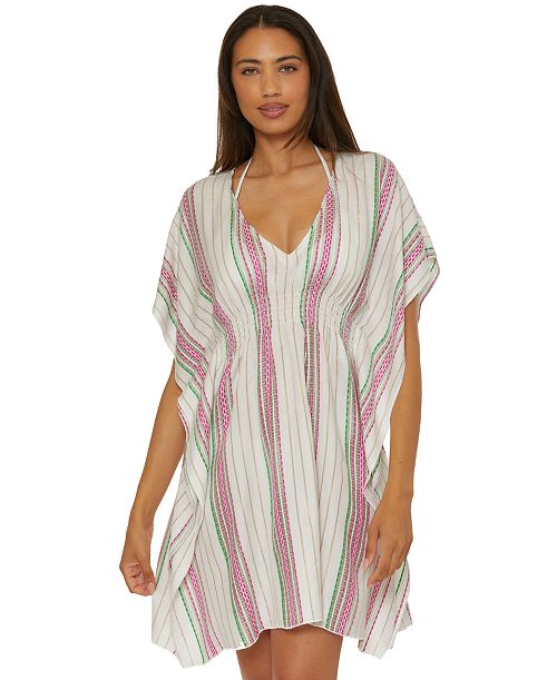 Becca Women's Radiance Tunic Swim Cover-Up Women's Fashion Shoes & Accessories
