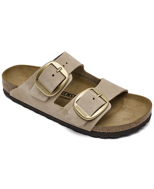 Birkenstock Women's Arizona Big Buckle Oiled Leather Sandals from Finish Line Brands