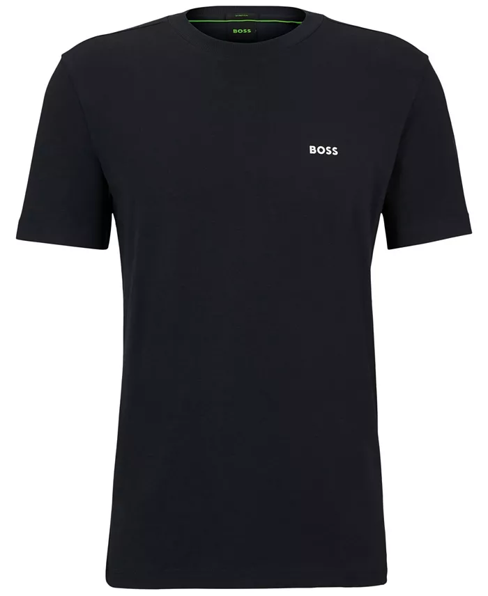 BOSS By Hugo Boss Men's Contrast Logo Regular-Fit T-Shirt Brands