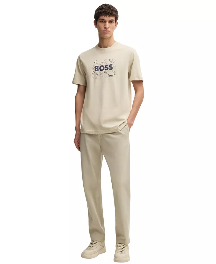 BOSS By Hugo Boss Men's Cotton-Jersey Regular-Fit T-Shirt Brands