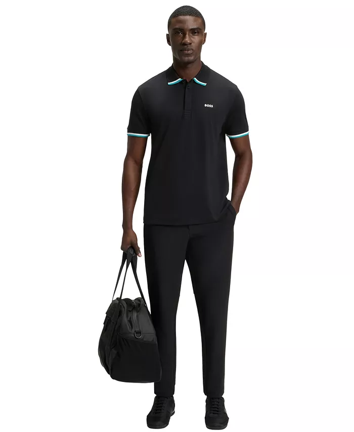 BOSS By Hugo Boss Men's Cotton Knit Regular-Fit Paddy Polo Shirt Brands