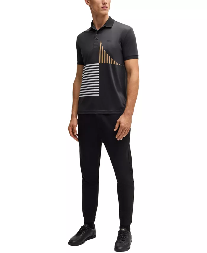 BOSS By Hugo Boss Men's Digital Print Regular-Fit Paddy Polo Shirt Brands