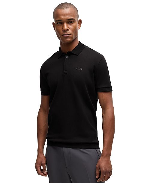 BOSS by Hugo Boss Men's Drop Needle Stitching Paddy Polo Brands
