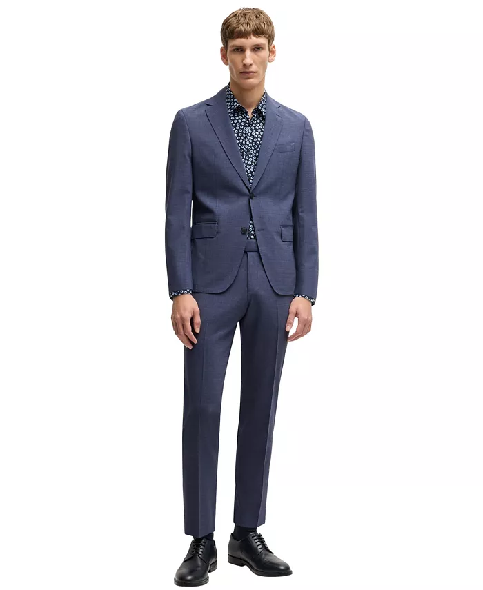 BOSS By Hugo Boss Men's Floral Print Slim Fit Dress Shirt Brands