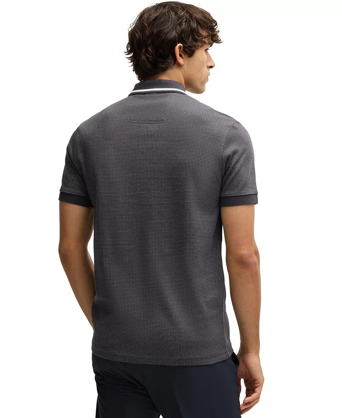 BOSS By Hugo Boss Men's Jacquard Regular-Fit Paddy Polo Brands