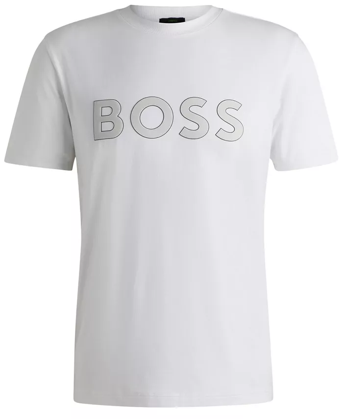 BOSS By Hugo Boss Men's Large Logo Regular-Fit T-Shirt Brands