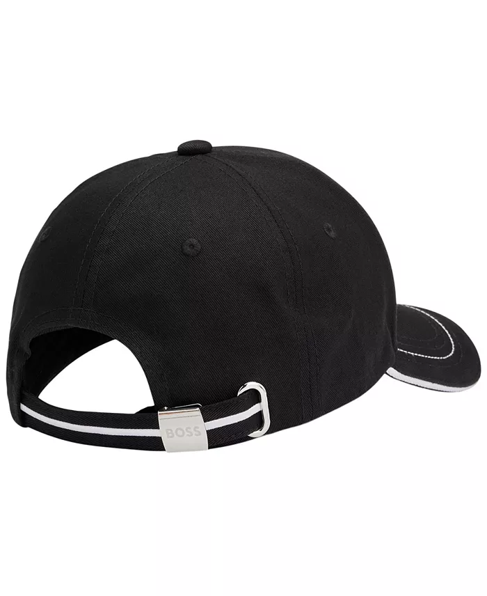 BOSS By Hugo Boss Men's Logo Detail Cotton-Twill Cap Brands