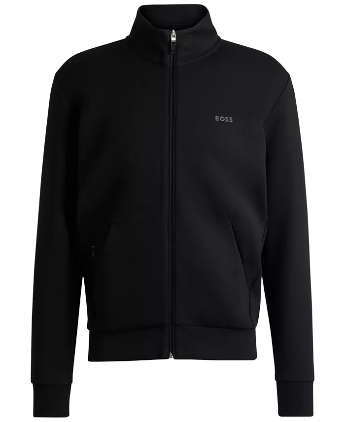 BOSS By Hugo Boss Men's Logo Print Zip-Up Sweatshirt Brands
