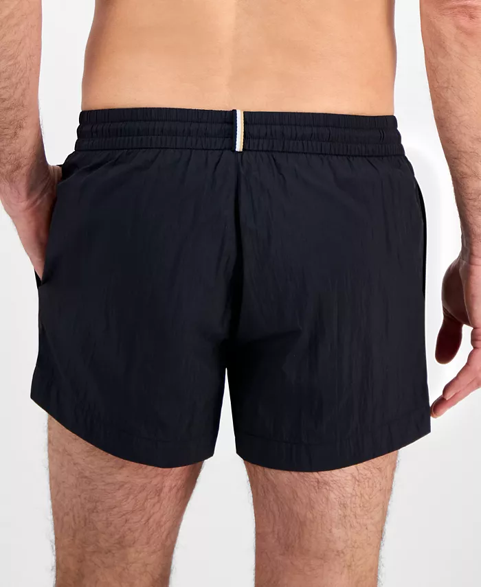 BOSS By Hugo Boss Men's Mooneye Outlined Logo Drawstring 3" Swim Trunks Men's Fashion & Accessories