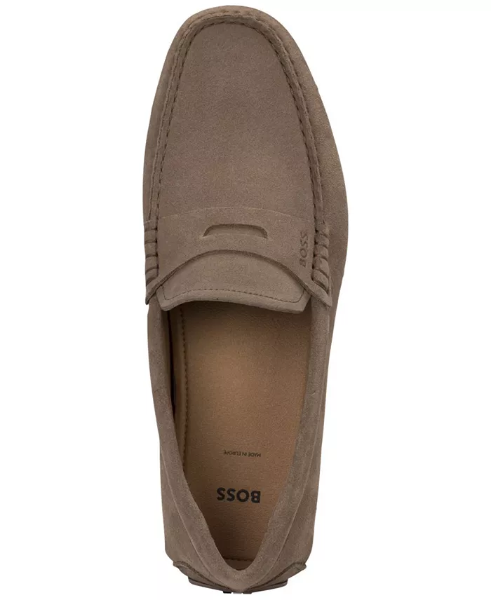 BOSS By Hugo Boss Men's Noel Suede Penny Loafer Men's Shoes