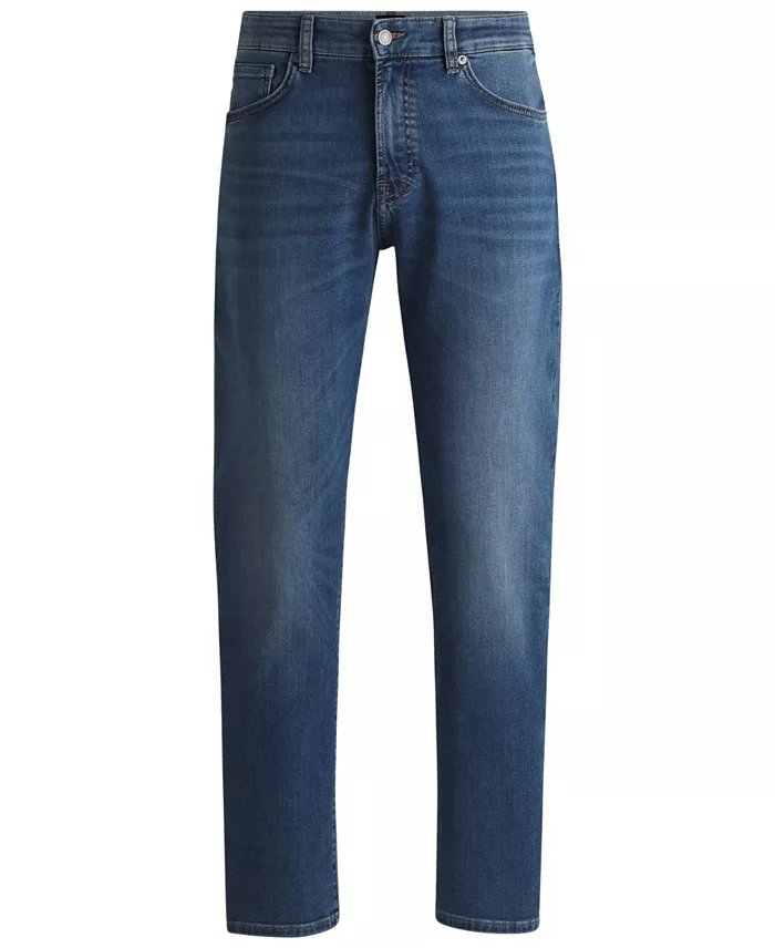 BOSS By Hugo Boss Men's Regular-Fit Super Stretch Tapered Jeans Brands