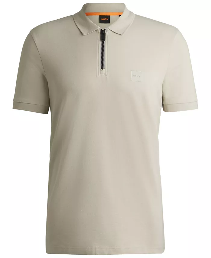 BOSS By Hugo Boss Men's Stretch-Cotton Pique Slim-Fit Polo Shirt Brands