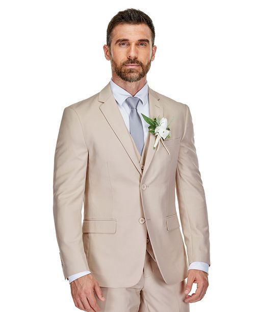 Braveman Men's 3-Piece Premium Vested 3-Piece Slim Fit Suit Men's Fashion & Accessories