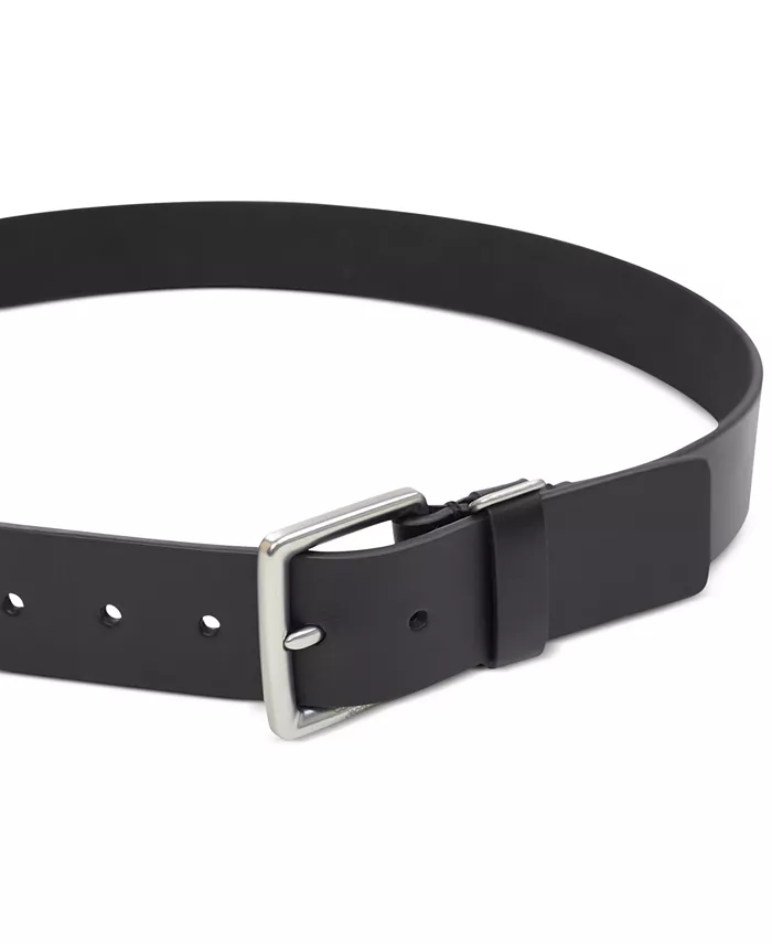 Calvin Klein Jeans Men's Leather Belt With Keeper Ring Men's Fashion & Accessories