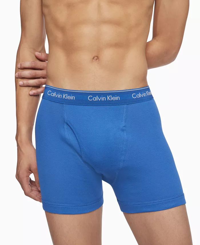 Calvin Klein Men's 3-Pack Cotton Classics Boxer Briefs Underwear Men's Fashion & Accessories