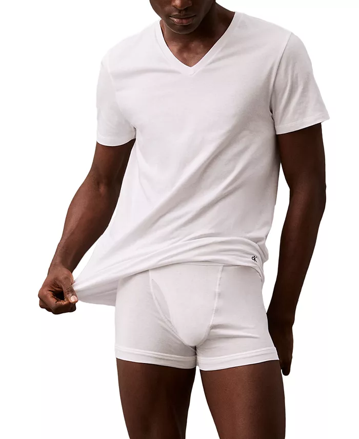 Calvin Klein Men's 3-Pack Cotton Classics V-Neck T-Shirts Men's Fashion & Accessories
