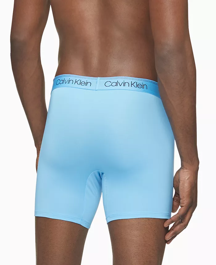 Calvin Klein Men's 3-Pack Microfiber Stretch Boxer Briefs Underwear Men's Fashion & Accessories