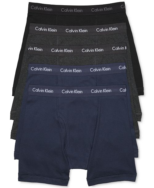 Calvin Klein Men's 5-Pack Cotton Classic Boxer Briefs Underwear Men's Fashion & Accessories