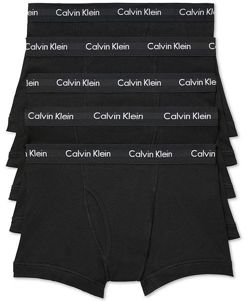 Calvin Klein Men's 5-Pack Cotton Classic Trunk Underwear Men's Fashion & Accessories