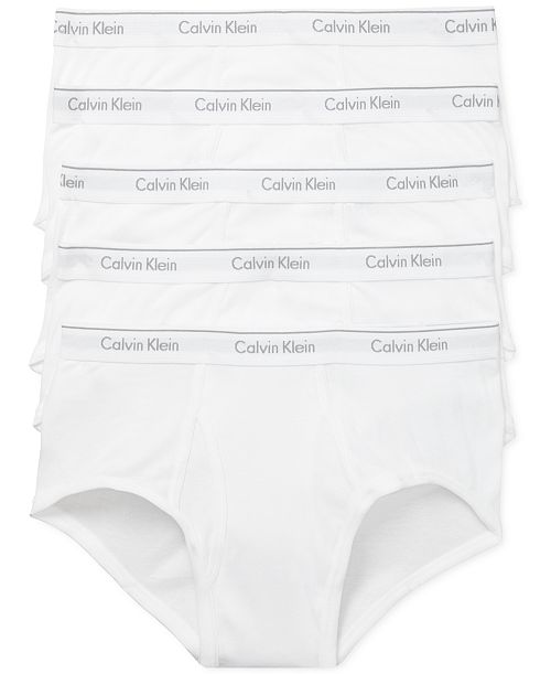 Calvin Klein Men's 5-Pack Cotton Classics Briefs Underwear Men's Fashion & Accessories