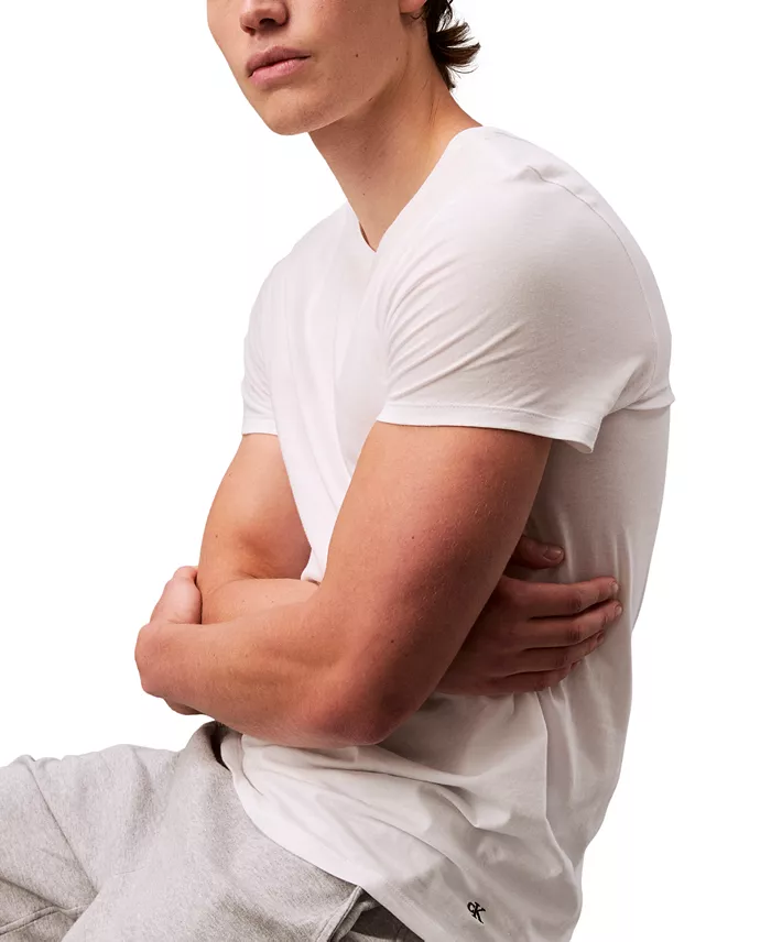 Calvin Klein Men's 5-Pack Cotton Classics Crewneck T-Shirts Men's Fashion & Accessories