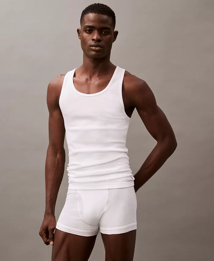 Calvin Klein Men's 5-Pack Cotton Classics Tanks Men's Fashion & Accessories