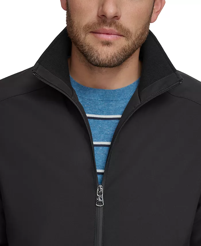 Calvin Klein Men's Classic Midweight Stand Collar Jacket Men's Fashion & Accessories