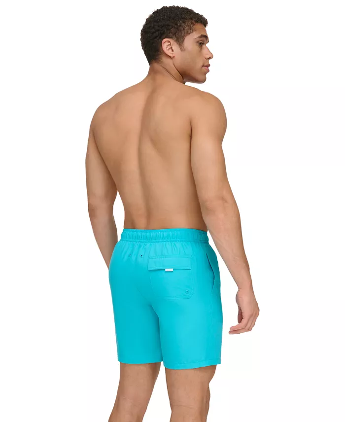 Calvin Klein Men's Core Logo-Print 7" Volley Swim Trunks Created For Macy's Men's Fashion & Accessories