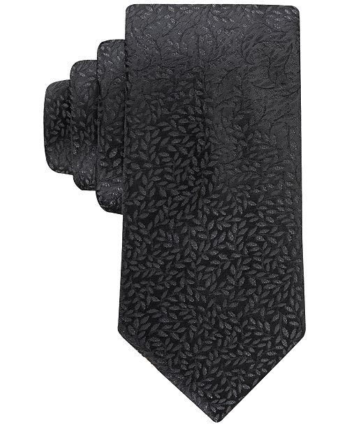 Calvin Klein Men's Eastwood Botanical Tie Men's Fashion & Accessories
