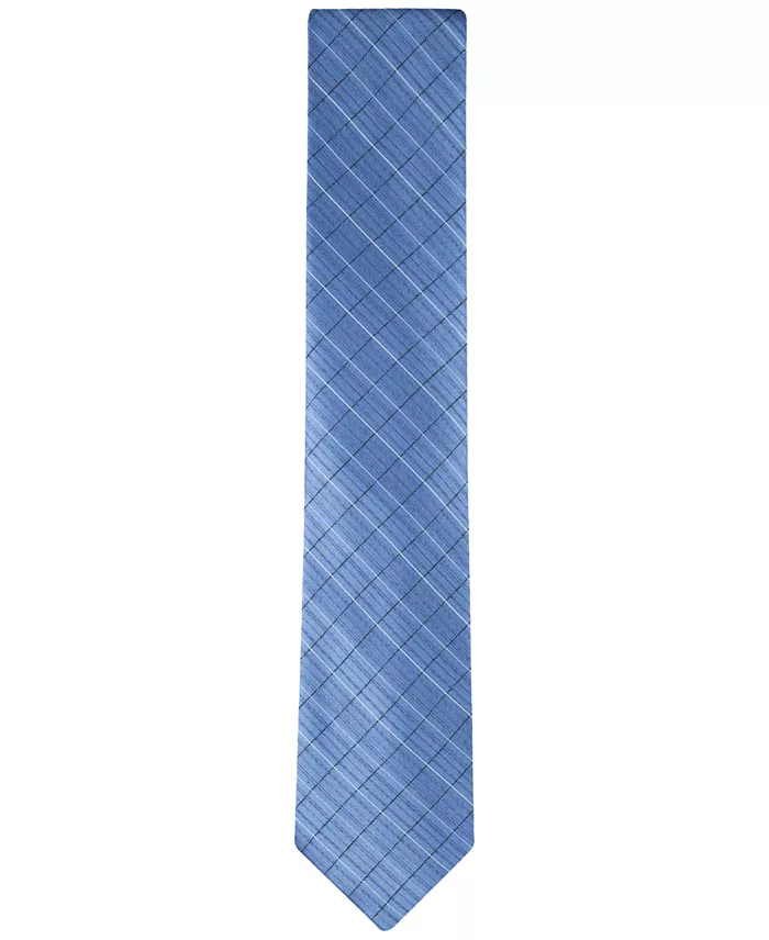 Calvin Klein Men's Etched Windowpane Tie Men's Fashion & Accessories