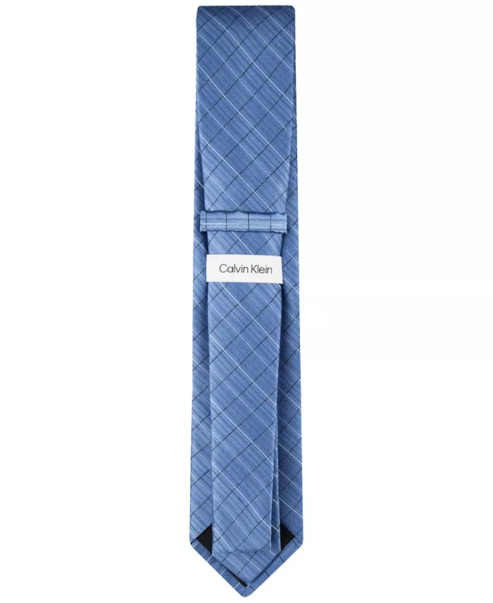 Calvin Klein Men's Etched Windowpane Tie Men's Fashion & Accessories