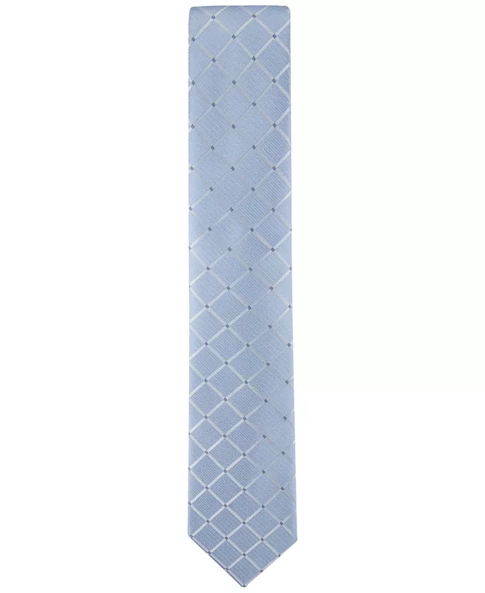 Calvin Klein Men's Herringbone Grid Tie Men's Fashion & Accessories