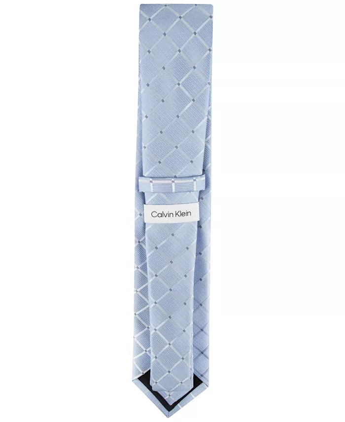 Calvin Klein Men's Herringbone Grid Tie Men's Fashion & Accessories