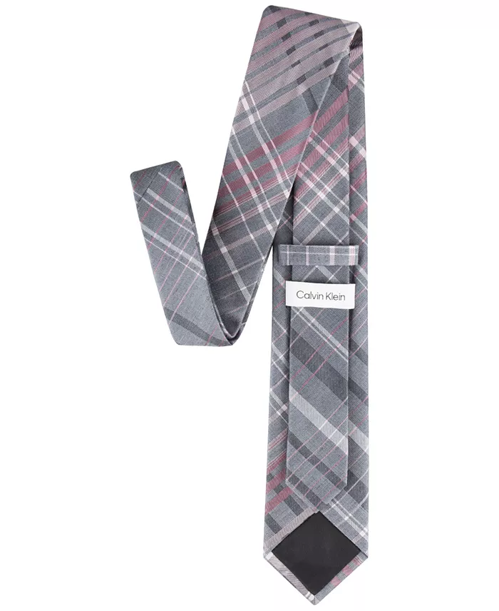 Calvin Klein Men's Large Ombre Grid Tie Men's Fashion & Accessories