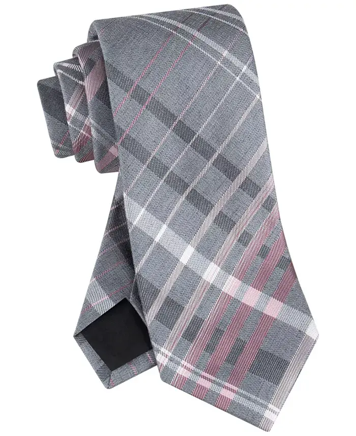 Calvin Klein Men's Large Ombre Grid Tie Men's Fashion & Accessories