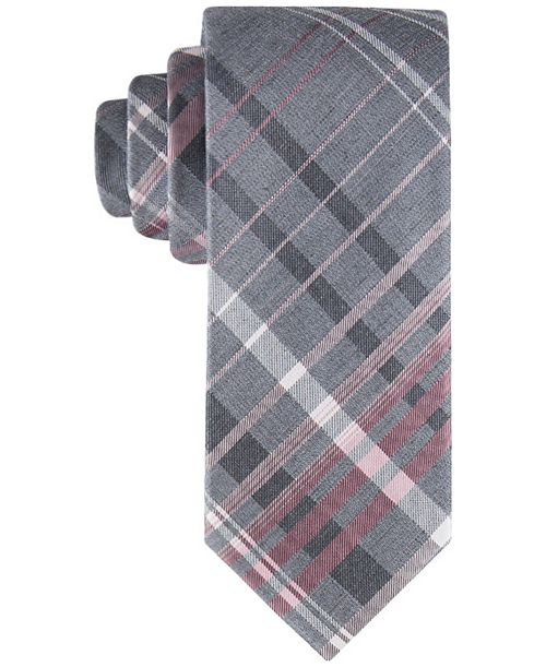 Calvin Klein Men's Large Ombre Grid Tie Men's Fashion & Accessories
