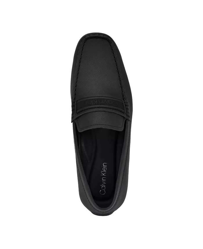 Calvin Klein Men's Oliver Logo Gross Grain Loafers Men's Shoes