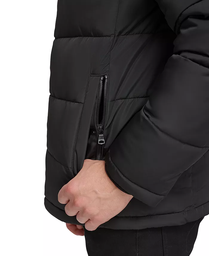 Calvin Klein Men's Puffer With Set In Bib Detail Created For Macy's Men's Fashion & Accessories