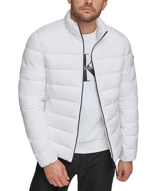 Calvin Klein Men's Quilted Infinite Stretch Water-Resistant Puffer Jacket Men's Fashion & Accessories