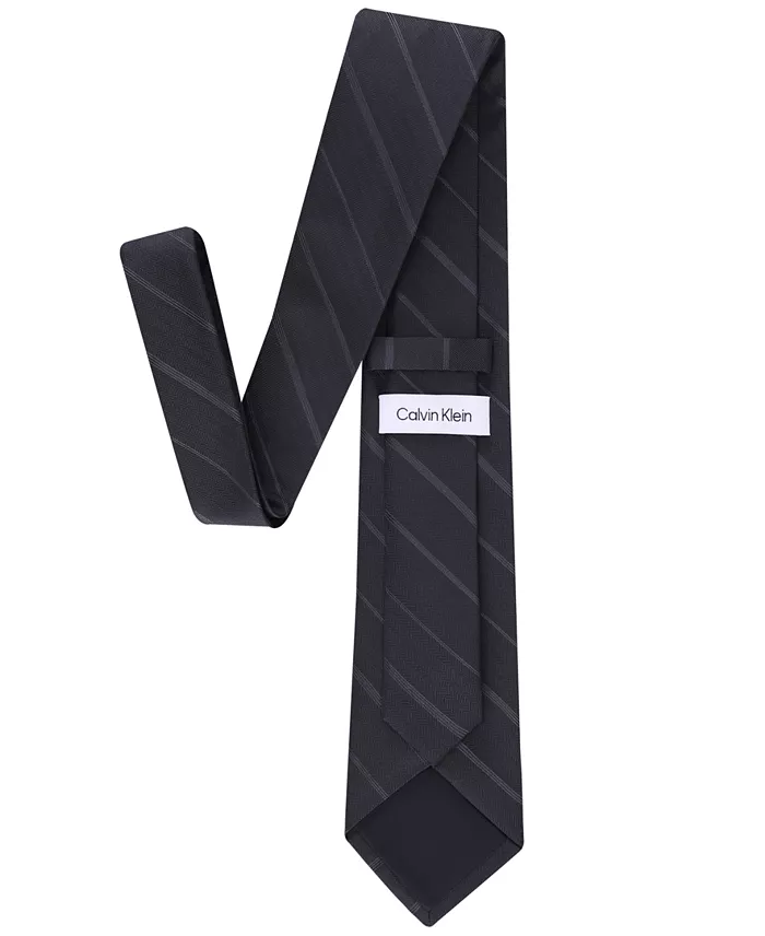 Calvin Klein Men's Randi Stripe Tie Men's Fashion & Accessories